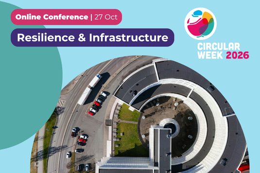 Online-Konferenz im Rahmen der „Circular Week 2026“ zu den Themen städtische Resilienz, Kreislaufwirtschaft, Ressourcenversorgungssicherheit und nachhaltige Städte.